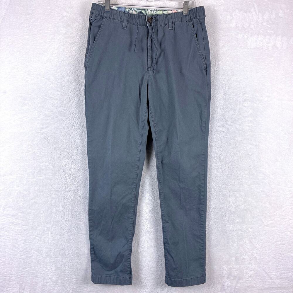 Chubbies Pants Mens M Gray Everywear Drawstring Elastic Pull On Preppy Beach